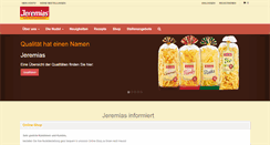 Desktop Screenshot of jeremias.com