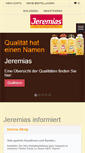 Mobile Screenshot of jeremias.com